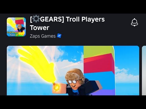 Roblox Troll Players Tower | No damage walkthrough + secrets and codes / gears update