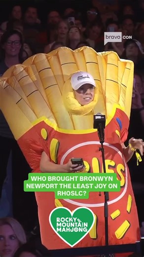 Rocky Mountain Mahjong on Instagram: "🀄️ Mahjong? I deal. 🌭 Urology? I deliver. 📺 BravoCon? I show up as THE hot and salty French fry and ask the questions everyone’s hungry for. 🍟 I serve questions with extra seasoning and a side of joy, because embracing being ridiculous is my favorite sport, and taking myself too seriously is not. 💚💚 #YouDoFrenchFriesIDoFranchise"