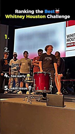 Best Whitney Houston Drum Challenge Moments (new)