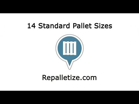 14 Standard Pallet Sizes