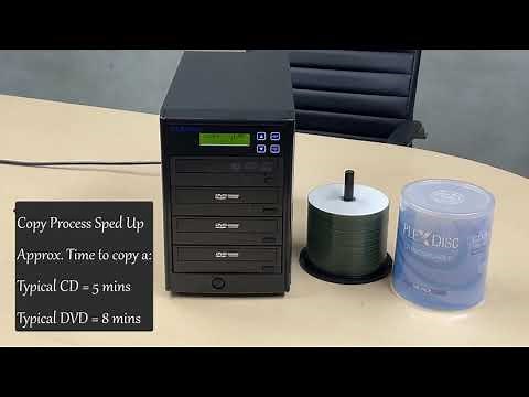 How to use a 1 to 3 PlexCopier CD DVD Duplicator