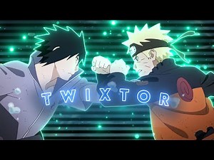 Naruto VS Sasuke final fight Twixtor part 1