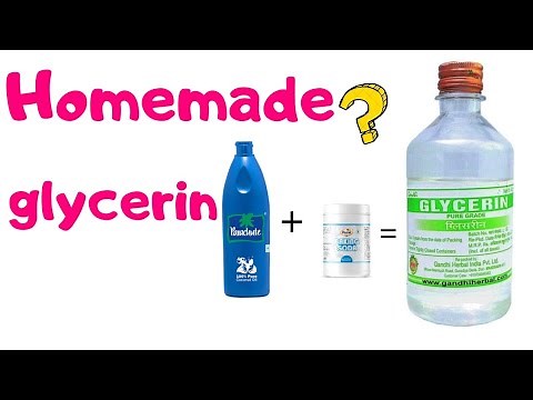 How to make glycerin at home|Homemade glycerin|diy glycerin|make glycerin at home with 3 ingredient
