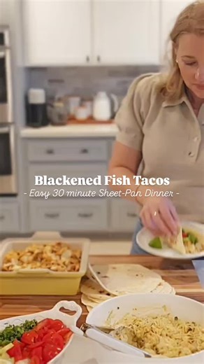 I almost always grab a package of wild cod at Costco because it makes dinners like this so easy. Most of the other ingredients are already in my kitchen, which means fish tacos happen more often than planned 🌮 Protein-forward, plenty of fiber, and simple enough for a busy night. Comment TACOS and I’ll send the recipe to my 30-minute Blackened Fish Tacos. | Prepare & Nourish