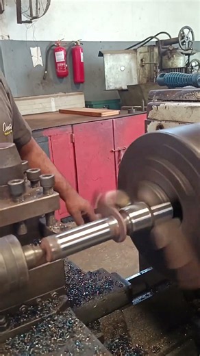 Pin Cutting & Adjustment Easy Trick | Lathe Machine #automobile #lahte #machine