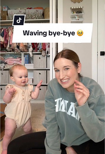 Cute Baby Waving Bye-Bye Moments
