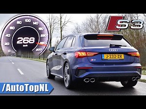 2021 AUDI S3 ACCELERATION TOP SPEED & SOUND by AutoTopNL