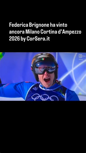 Matteo Corsini on Instagram: "Corsera.it Olimpiadi uniche al mondo Federica Brignone doppio oro olimpico vittoria del Re Luca Zaia #federicabrignone #milanocortina2026"