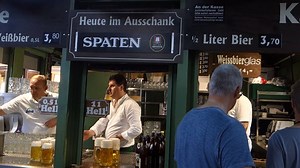 Join me as we drop in on a classic beer garden in Munich—we're under the chestnut trees as happy locals enjoy a hot evening with cold (and very big) beers. I love Munich’s Viktualienmarkt, a lively world of produce stands and budget eateries. Imagine enjoying a nice German beer here with your favorite travel partner. (This is Day 55 of my 100 Days in Europe series. As I research my guidebooks and make new TV shows, I’m reporting on my experiences and lessons learned in Vienna, the Alps, the Low 