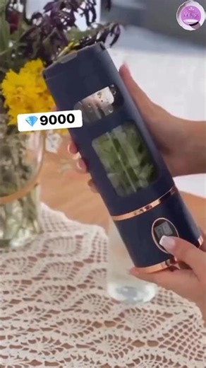 Smart Portable Electric Juice Blender | USB Rechargeable Mini Blender Bottle | Travel Smoothie Maker