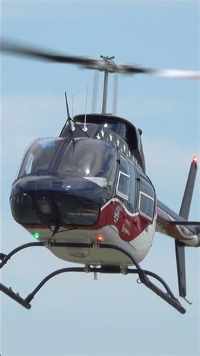 Bell-206 Coming in hot 🔥 #helicopters #heliking #bellbird