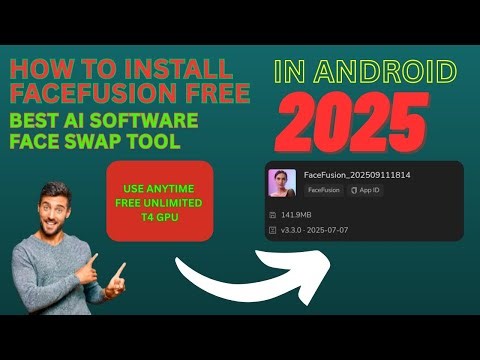 How to install Facefusion in android 2025 || UNLIMITED FREE GPU || 100% WORKING