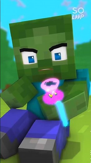 Everyone Made Fun of baby zombie… Then He Used His Powers! 😱🔥 | #minecraft #viralshorts #herobrine