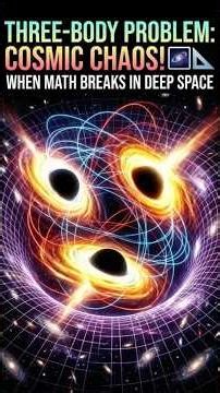 The 3-Body Problem - The Cosmic Slingshot 🌌📐 #universe #astronomy #astrophysics #fyp #shorts