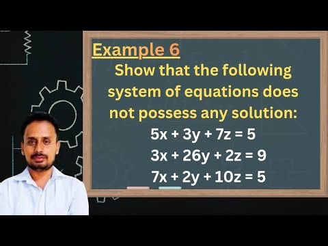 Test for consistency and solve the equation | Linear algebra | Part 6