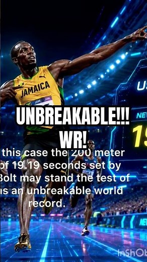 Usain Bolt’s Unbreakable 200m World Record 19.19s #trackandfield #athletics #olympics #sprint