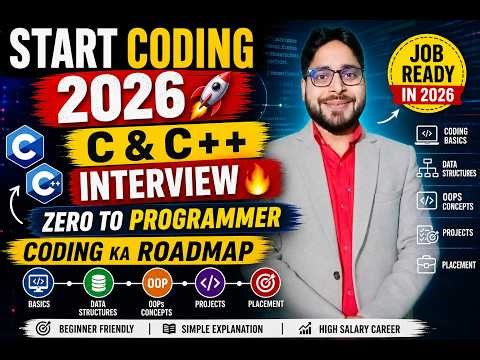 🚀 Programming Learn in 2026 | Complete Beginner Guide + C & C++ Interview Questions || Ashwani Sir
