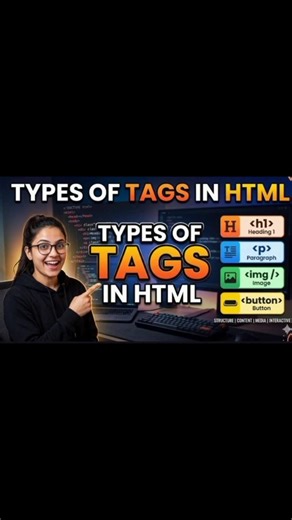 Types of Tags in HTML || website developing