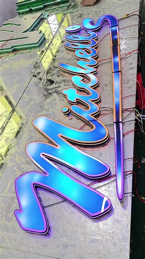 Unique signs ,with unique you. 独一无二的招牌，独一无二的你 #signageinstall#signagemarking #signagedesign #LED#Technology