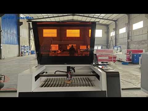 [laserMen]LM-9060-F CO2 Laser Cutting Engraving Machine Engraving 20mm Solid Wood Board