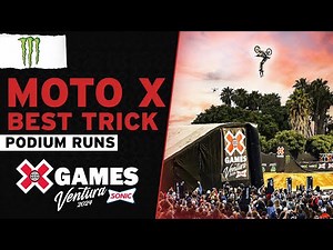 Monster Energy Moto X Best Trick: Top 3 Runs | X Games Ventura 2024