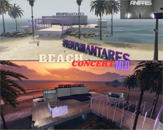Fivem Beachside Concert MLO: Oceanfront Stage & Live Event Venue - Etsy