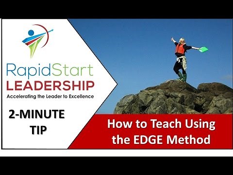 How to Teach using the EDGE Method - 2 Minute Tip