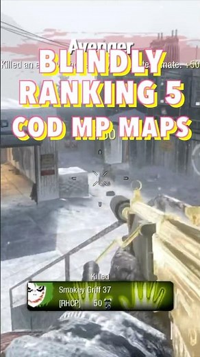 Blindly Ranking 5 COD Multiplayer Maps #shorts