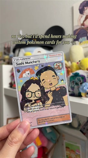 Custom Pokémon Cards for a Birthday Gift