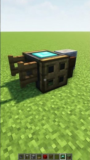 how to build a Wheelbarrow in minecraft