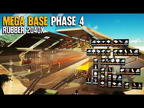 Mega Base (Phase 4) Oil Production — Rubber, H.O.R. & Petroleum Coke for Diamonds | Satisfactory