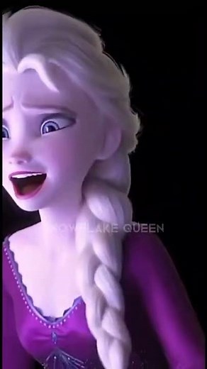 Elsa in Slow-mo looks so pretty!! ❄️✨#frozen #elsa #shorts