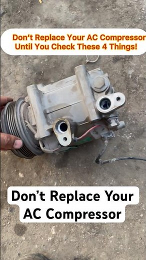 How to diagnose & Check a Bad AC Compressor Before Replacing It | Complete Guide