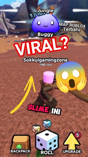 I DIDN'T EXPECT THIS! LEFT AFK IN SLIME MAP AND THIS HAPPENED... 😱#roblox #shorts