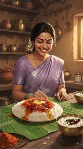 Traditional Cloth-Steamed Idli ❤️ Soft and fluffy🌿🥥#viral #idli #homemade #villagelife #trending
