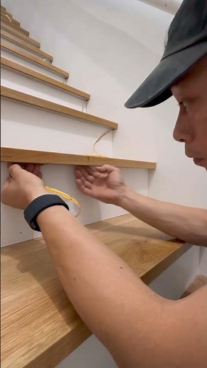 How to install stair tread LED light strip