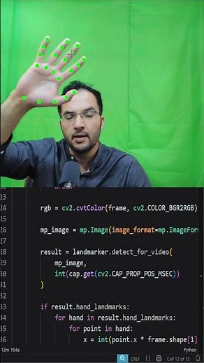 AI Hand Tracking #artificialintelligence #pythontutorial #computervision