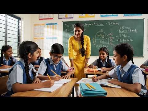 Happy indian 3rd standard students enjoying class 3ae4f38a12