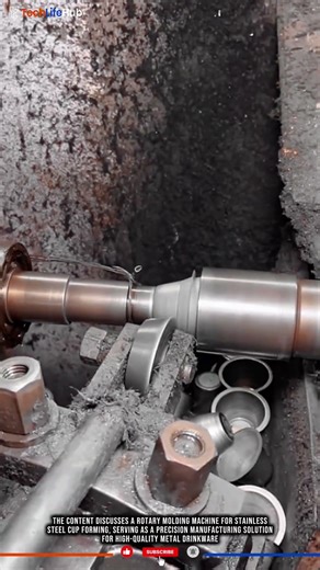 Innovation Metal Spinning: Stainless Steel Cup Molding, Seamless Precision, Industrial Tech #tech