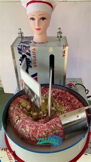 Automatic meat filling chopping machine