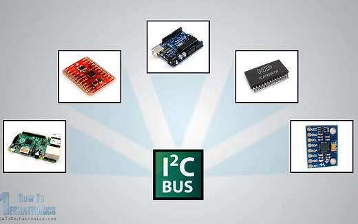 [How To Mechatronics]I2C通信的工作原理以及如何在Arduino上使用(中英字幕)