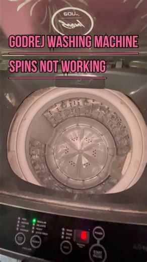 Godrej Washing Machine Spin Not working (Drum Slowly Rotating)#shortvideo#washingmachinerepair