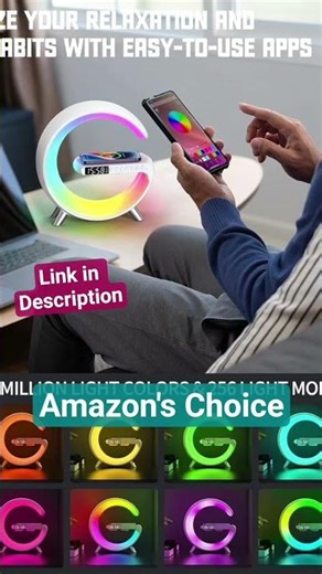Smart LED Table Lamp, Wireless, #amazonusa #1000subscriber #views #trending #viral #shorts