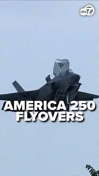 WATCH: America 250 Military Flyovers Over Washington, DC