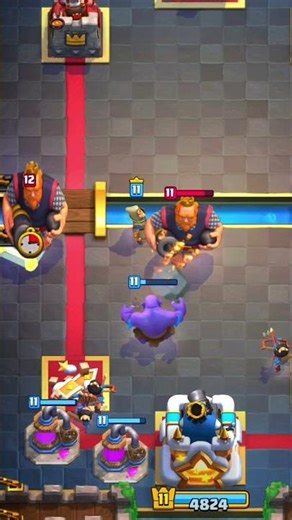 The TRIPLE TANK "EXTINCTION" Deck! 🚫🪨 (PEKKA + MK + RG) #Shorts #ClashRoyale #USA #Gaming