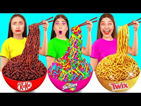 Riche VS Fauché VS Giga Riche Aliments Défi