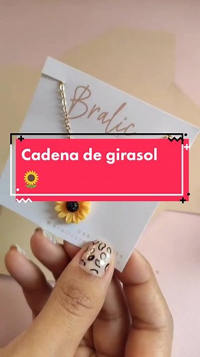 Cadena de girasol 🌻#voiceeffects #emprendimientoecuador🇪🇨 #accesorioshechosamano #aceroquirúrgico #detalles_que_enamoran #enviosnacionales🚚