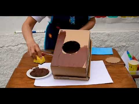 Taller de arte #39 Cajón peruano con caja de zapatillas.. Nivel Inicial . Nido aventuras