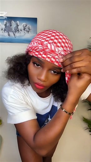 The easiest way to tie a turban | Sahara Desert ✨#turbantutorial #saharastyle #headwrap #easytutori