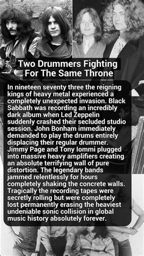 Two Drummers Fighting For The Same Throne